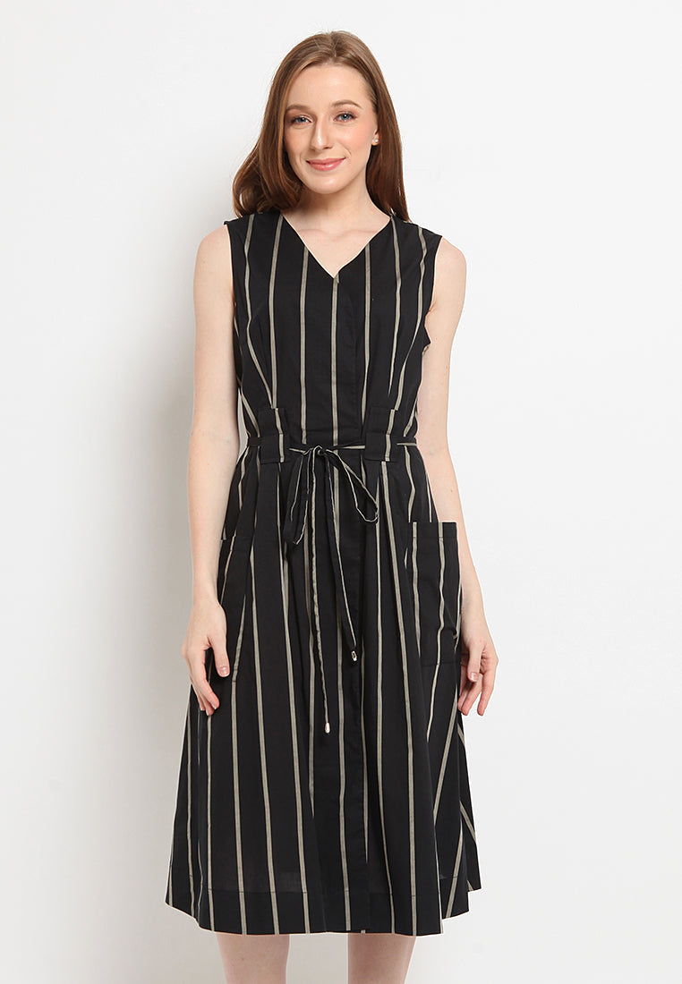 Fit & Flare Midi Dress