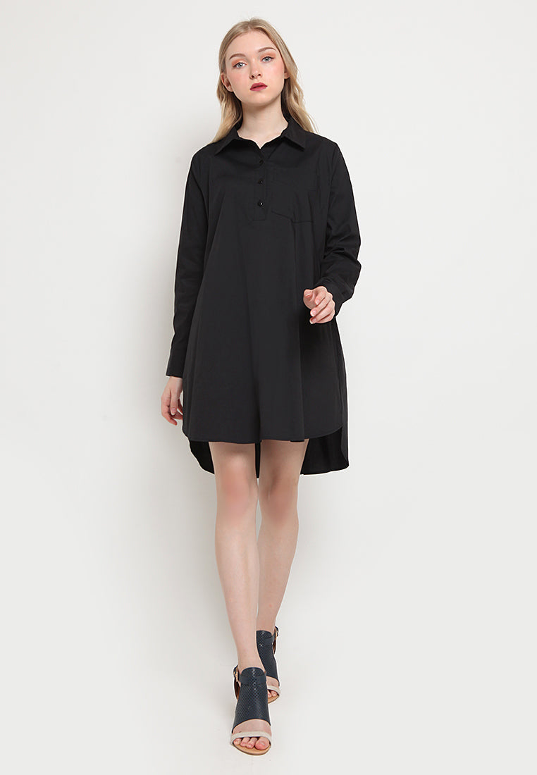 Short Dress with Hi-Lo Bottom