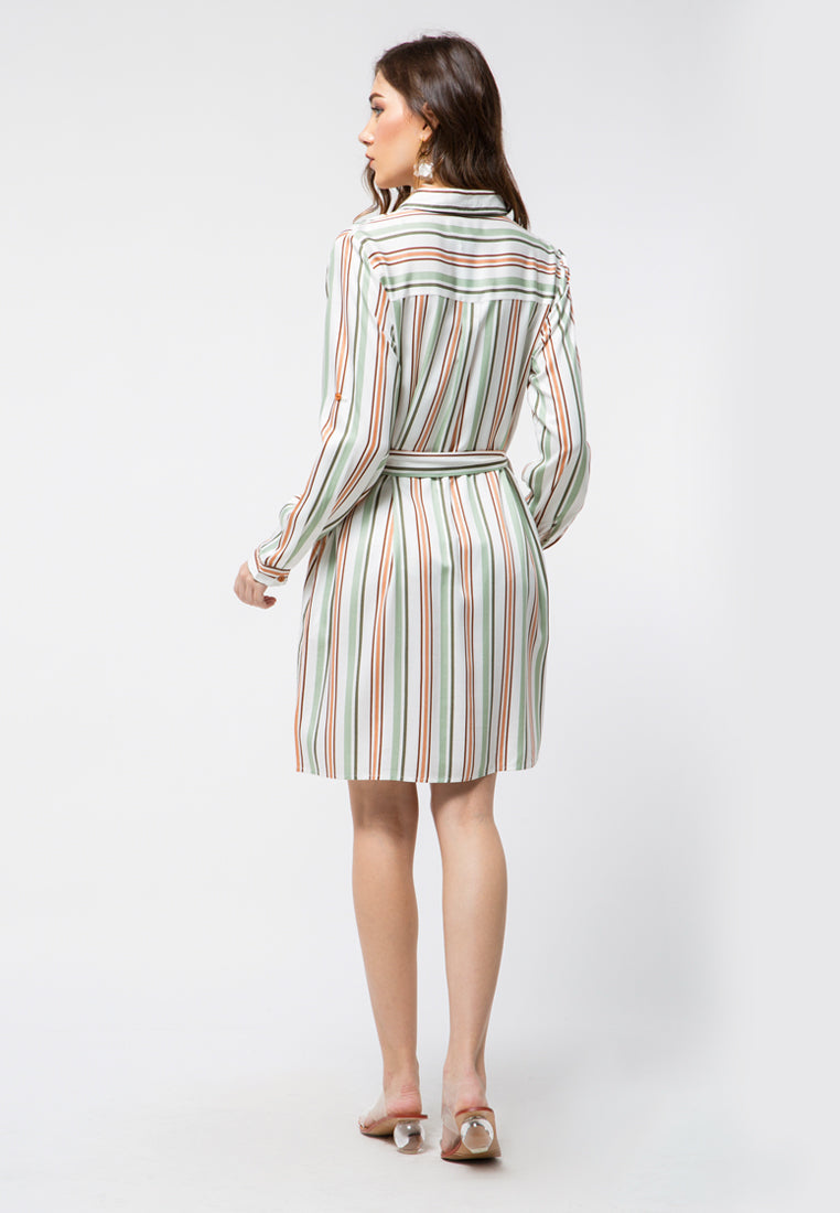 Stripes Shirt Dress