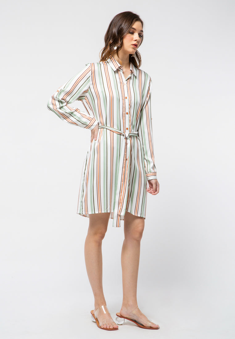 Stripes Shirt Dress