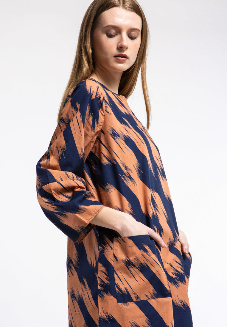 Abstract Shift Dress