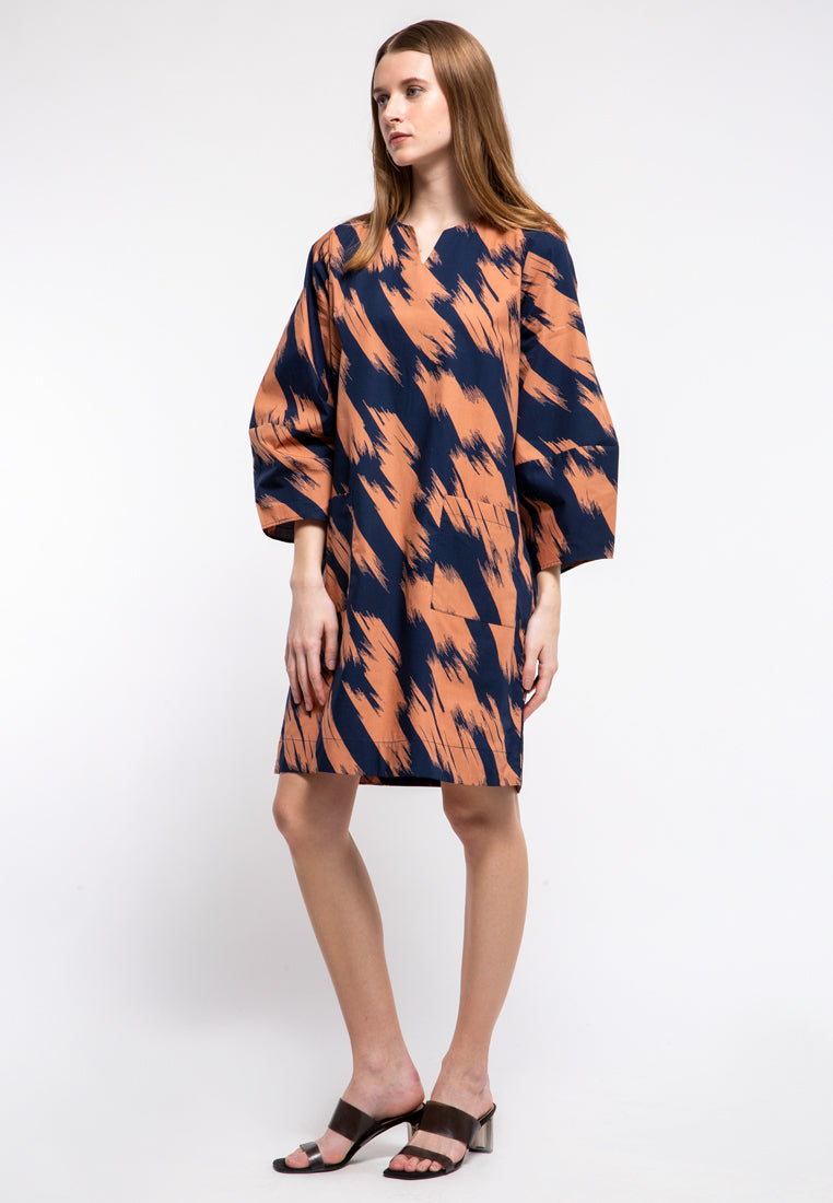 Abstract Shift Dress