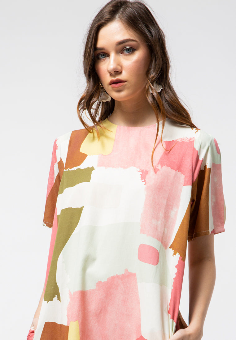 Puff Sleeves Dress