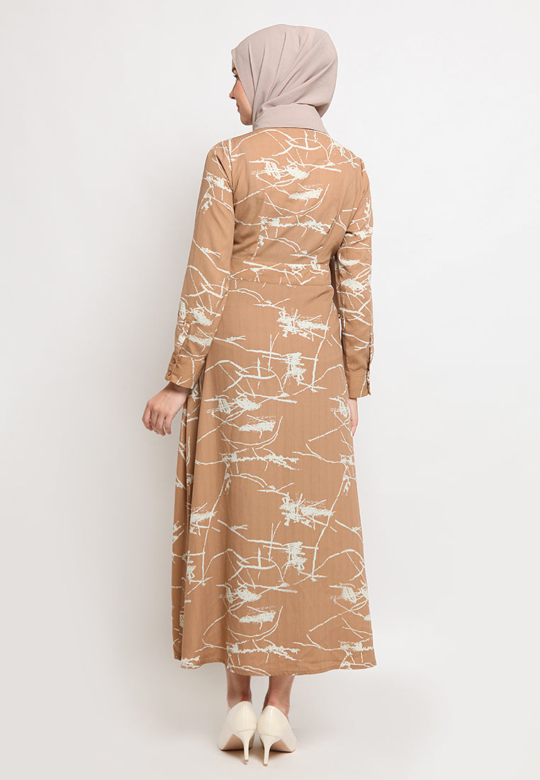 Fit & Flare Maxi Dress