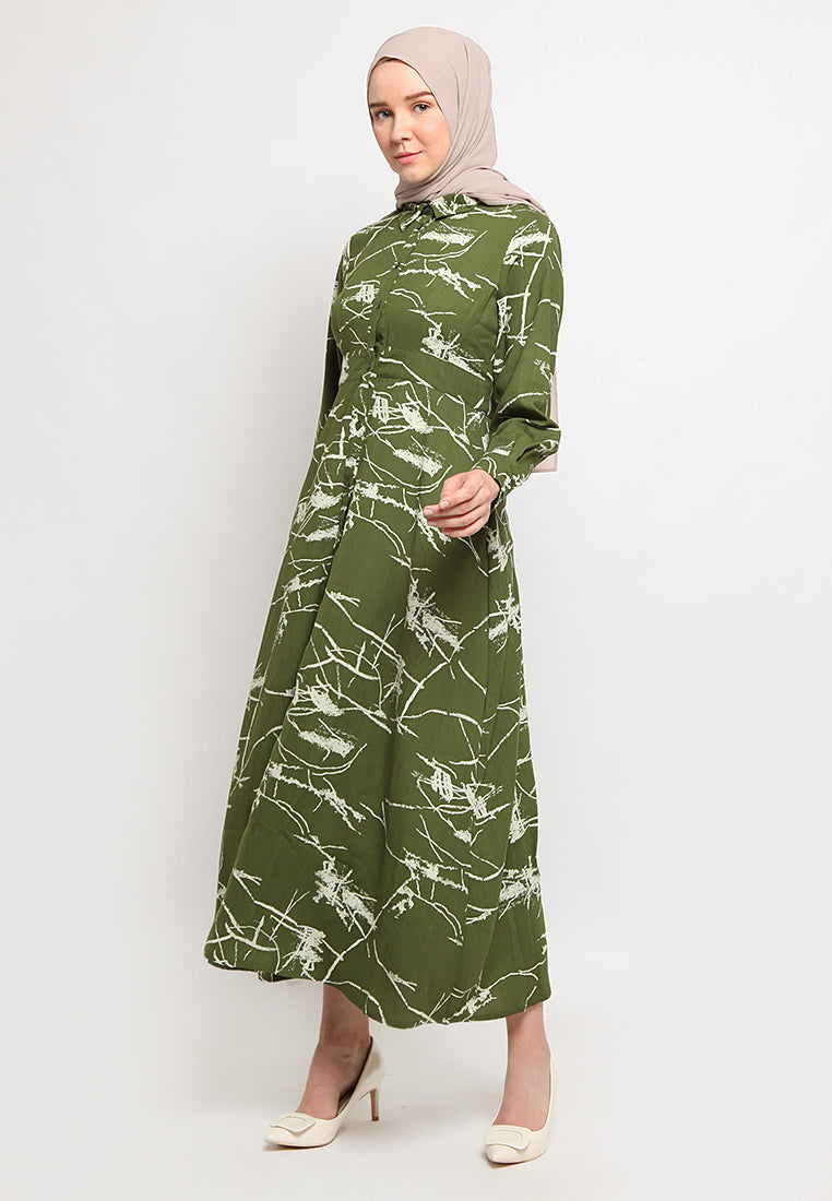 Fit & Flare Maxi Dress