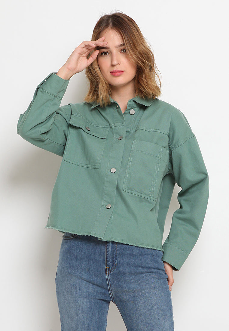 Crop Denim Jacket