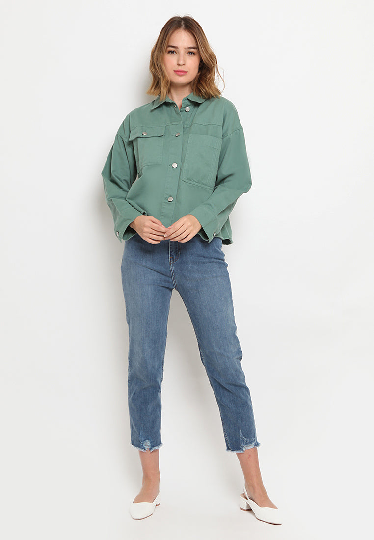 Crop Denim Jacket