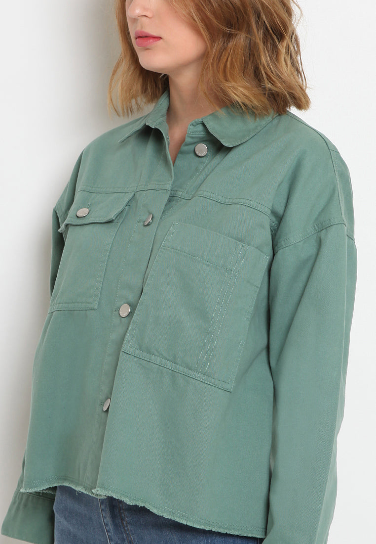 Crop Denim Jacket