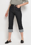 Denim Cropped Pants