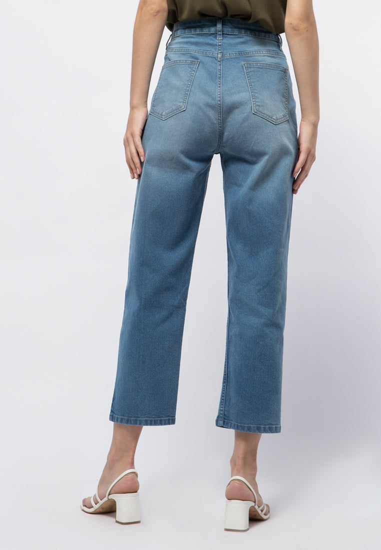 Straight Fit Denim Pants