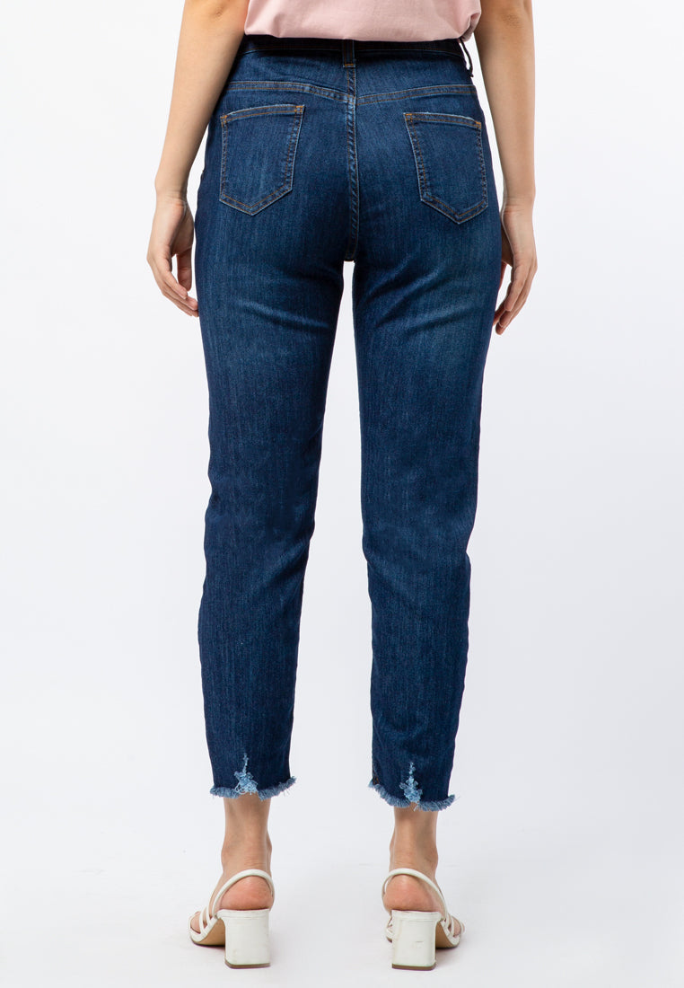 High Waist Skinny Denim Pants