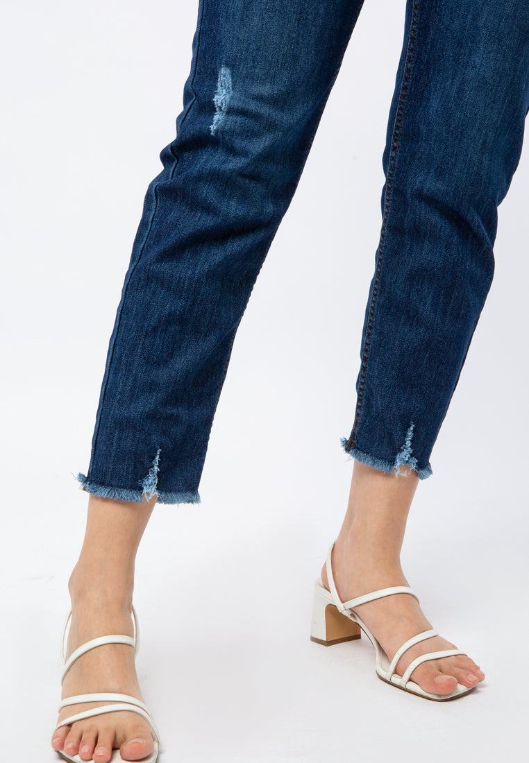 High Waist Skinny Denim Pants