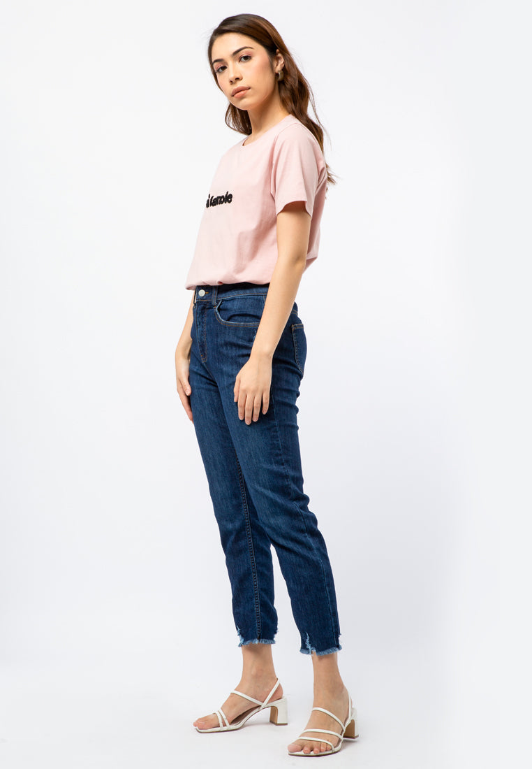 High Waist Skinny Denim Pants