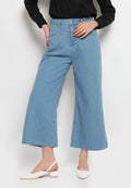 Wide Leg Denim Pants