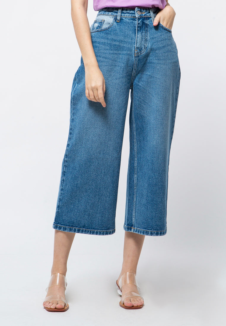 Straight Denim Pants