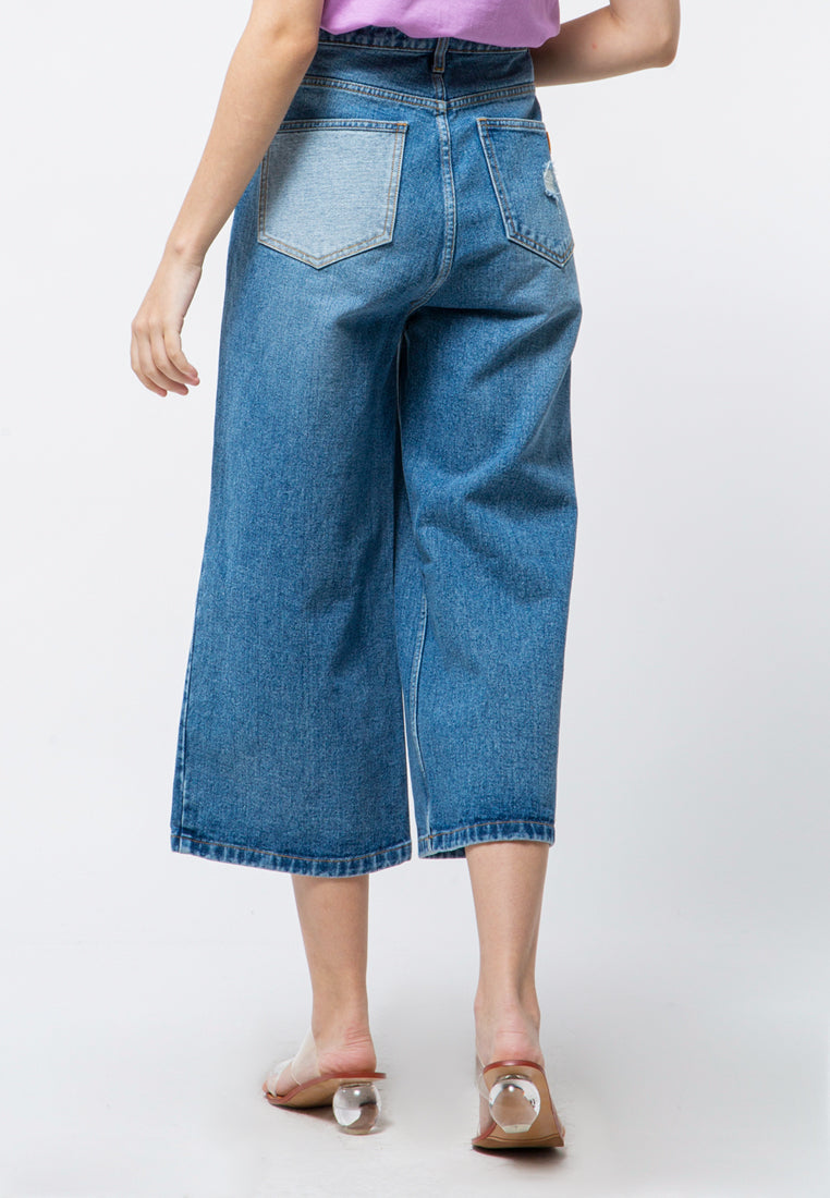 Straight Denim Pants