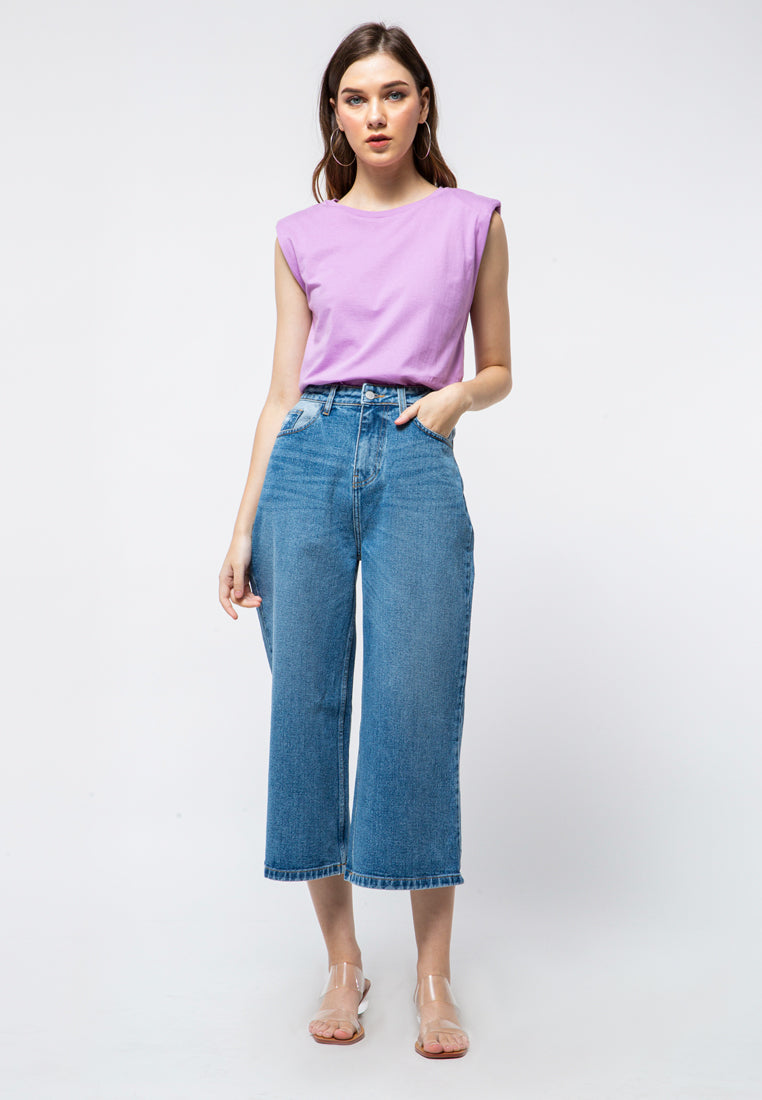 Straight Denim Pants