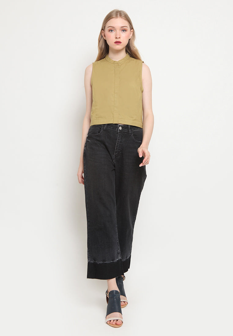 High Waist Denim Pants