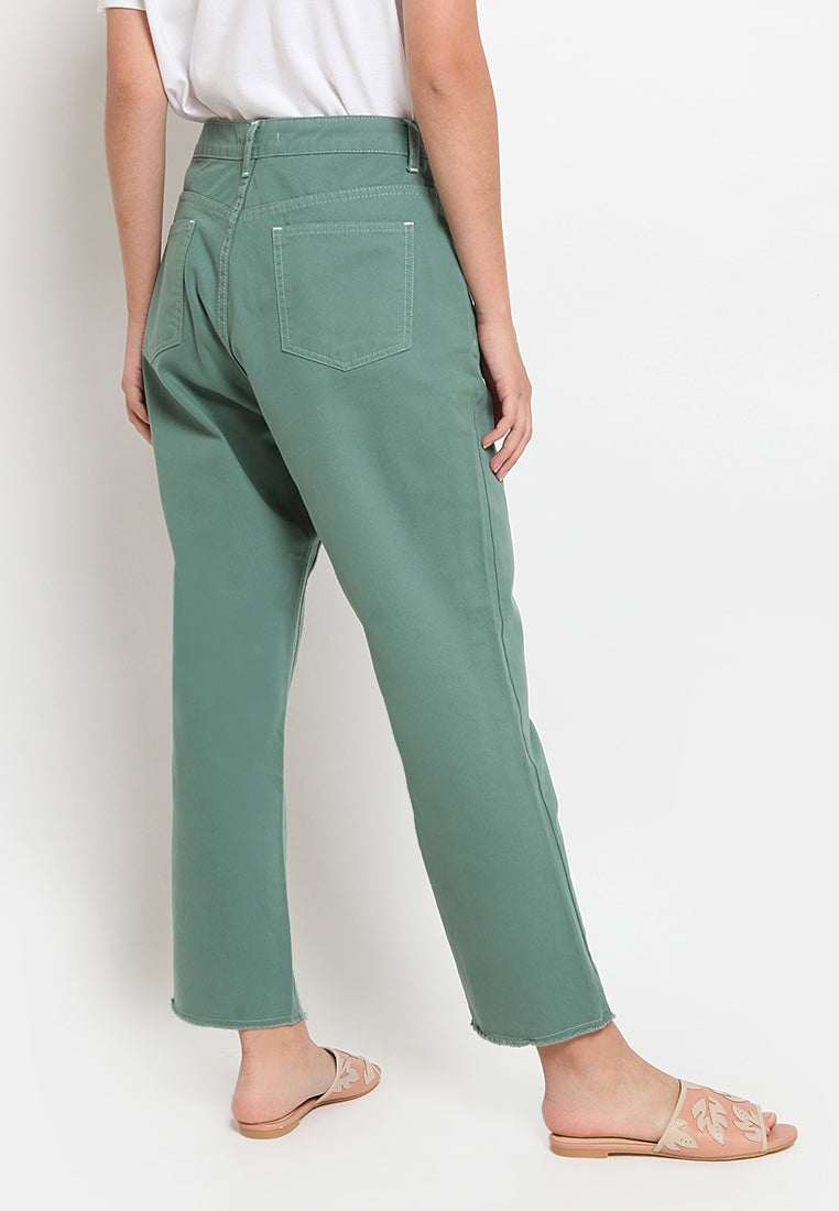 Denim Crop Pants