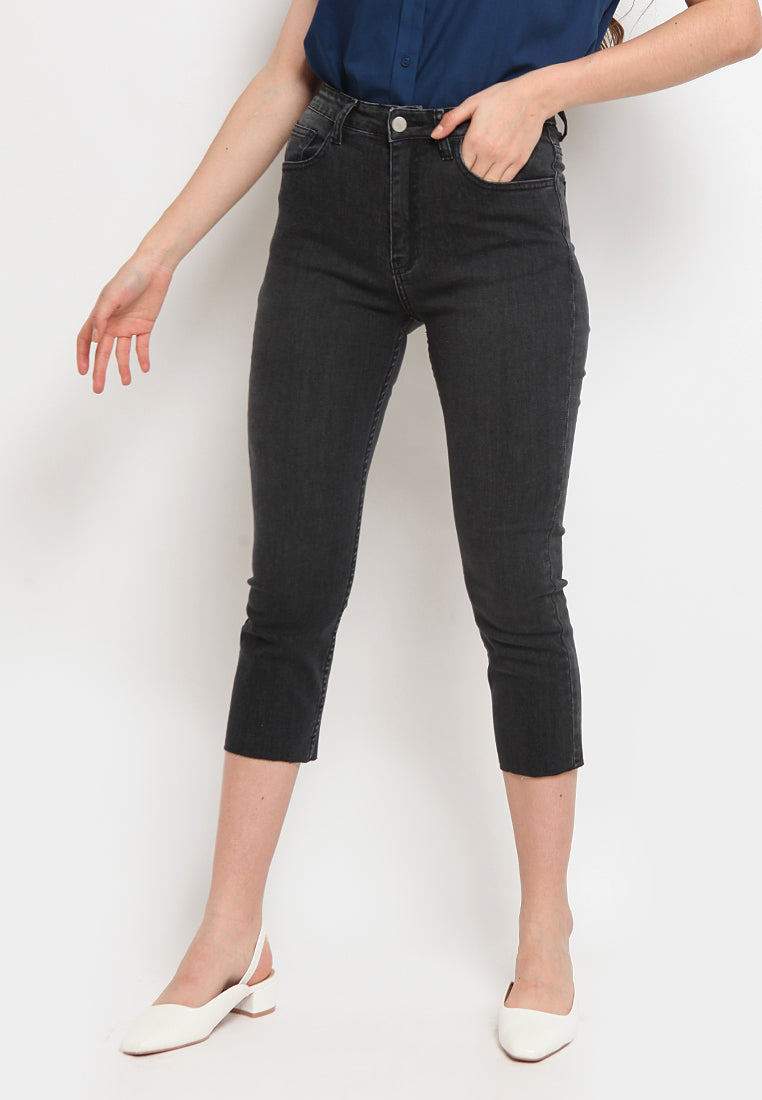 High Waist Denim Pants