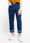 Ripped Hemline Denim