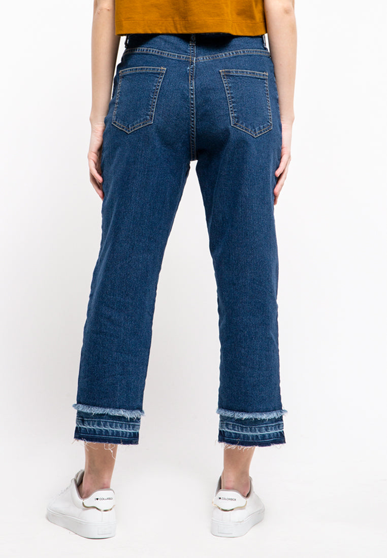 Ripped Hemline Denim