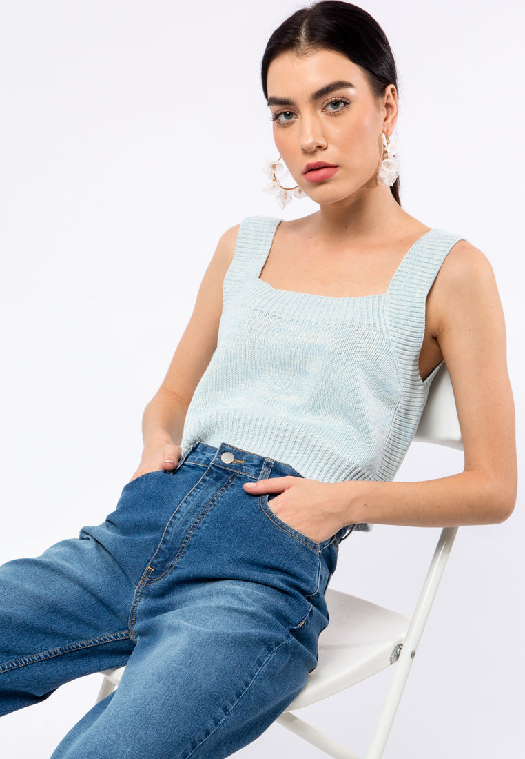 Highwaist Rolled Up Denim Pants