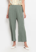 Cropped Elastic Pants