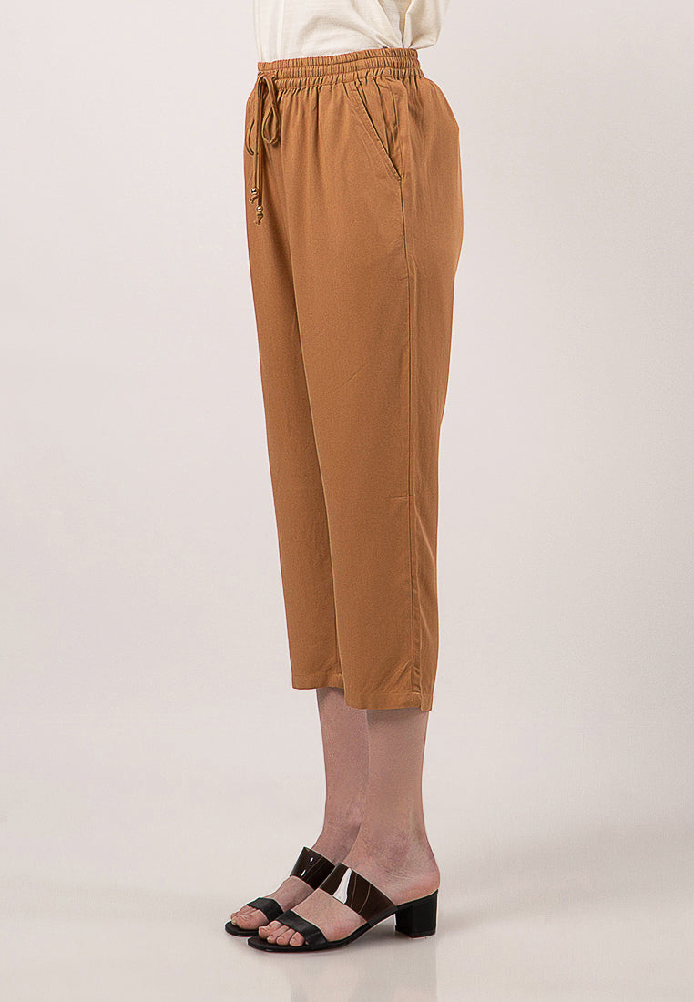Cropped Straight Pants