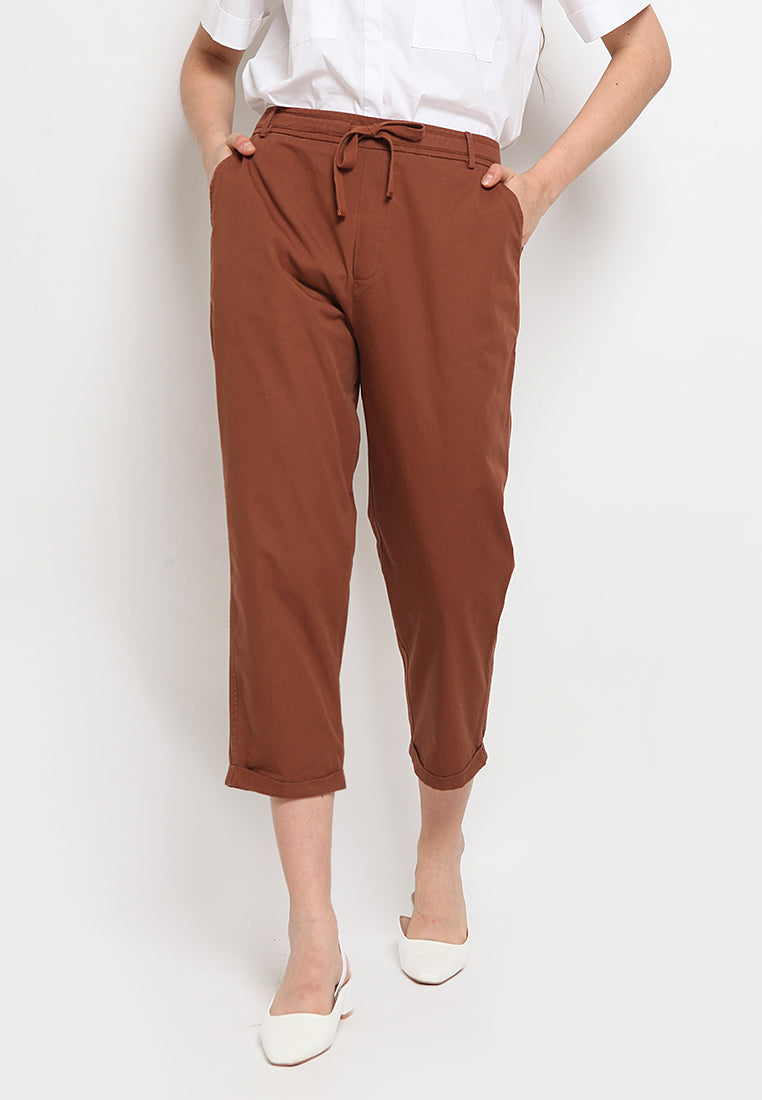 Tapered Fit Crop Pants