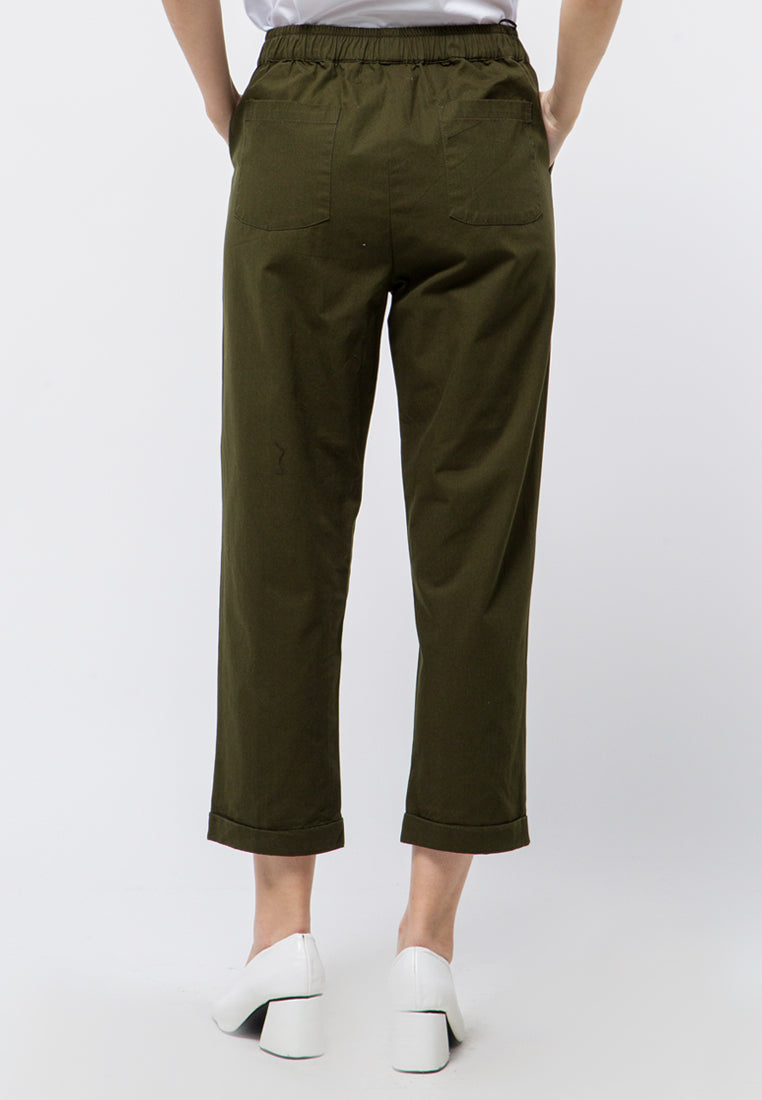 Buckle Belt Pants