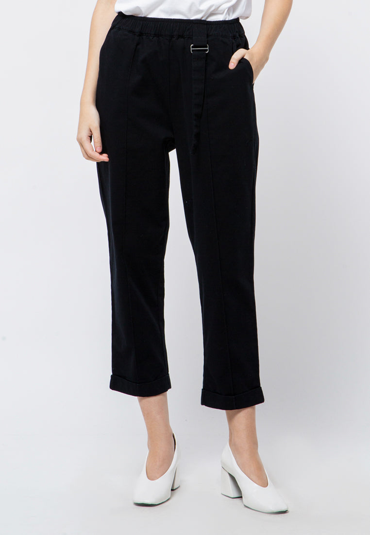 Buckle Belt Pants