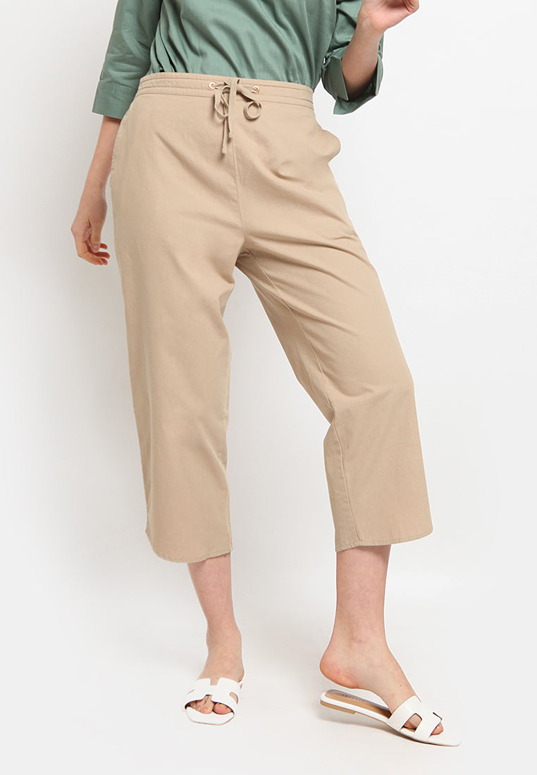 High Waist Crop Pants