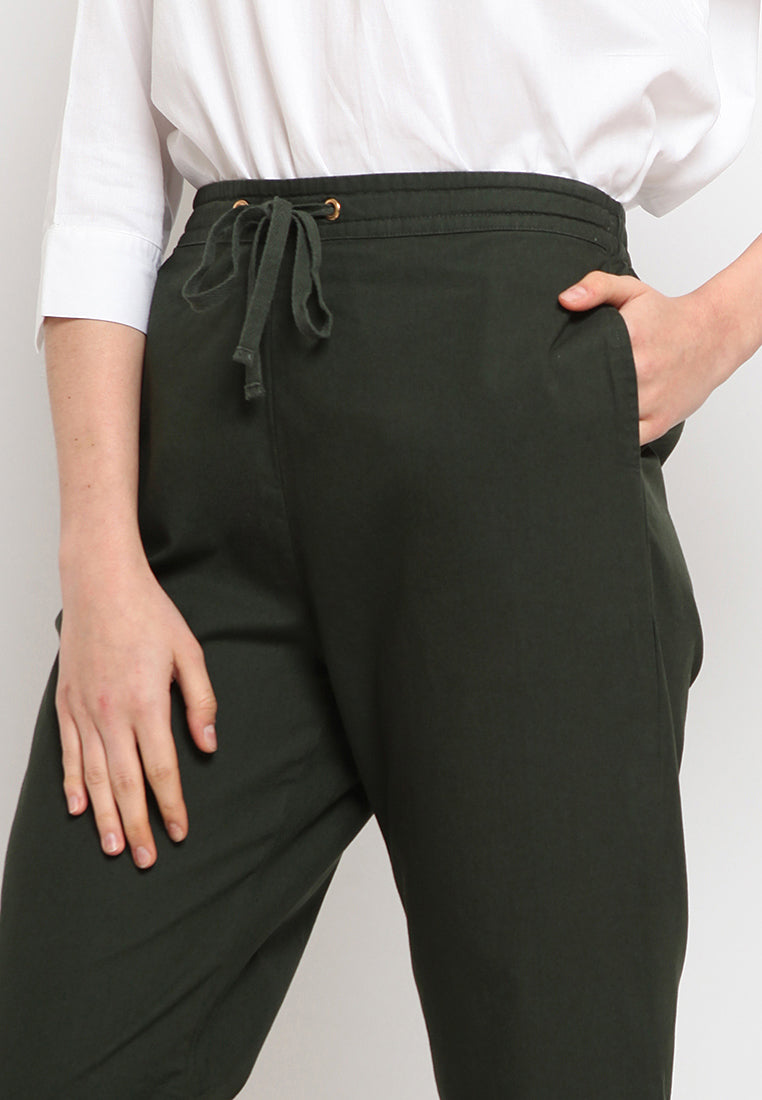 High Waist Crop Pants