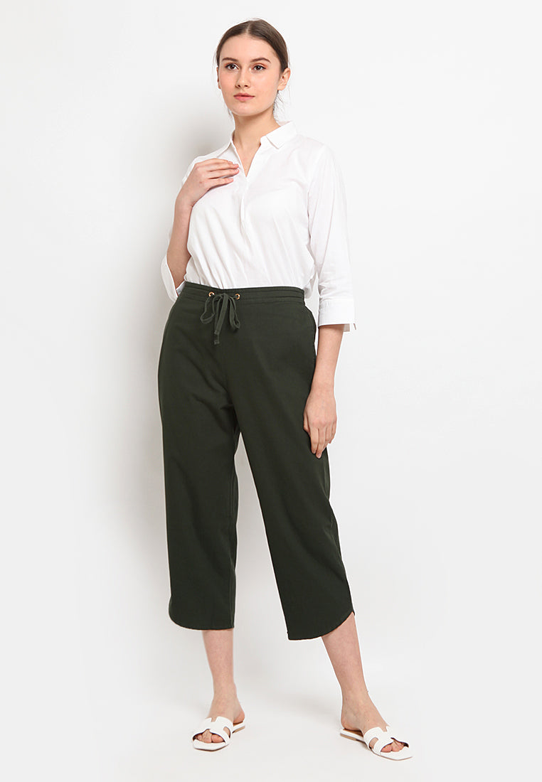 High Waist Crop Pants