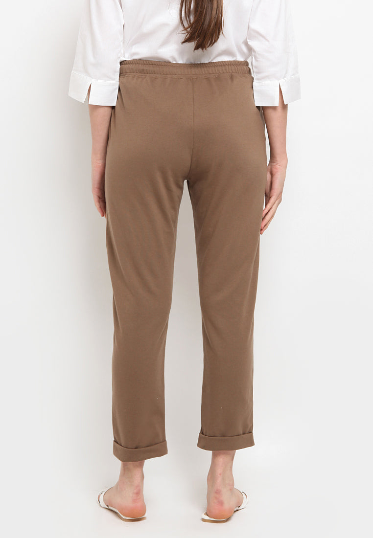 Crop Sweatpants with Drawstring