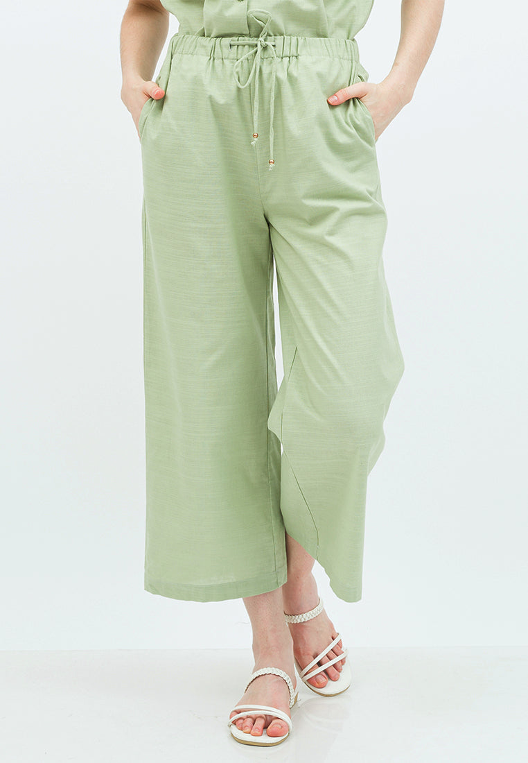 High Waist Straight Pants