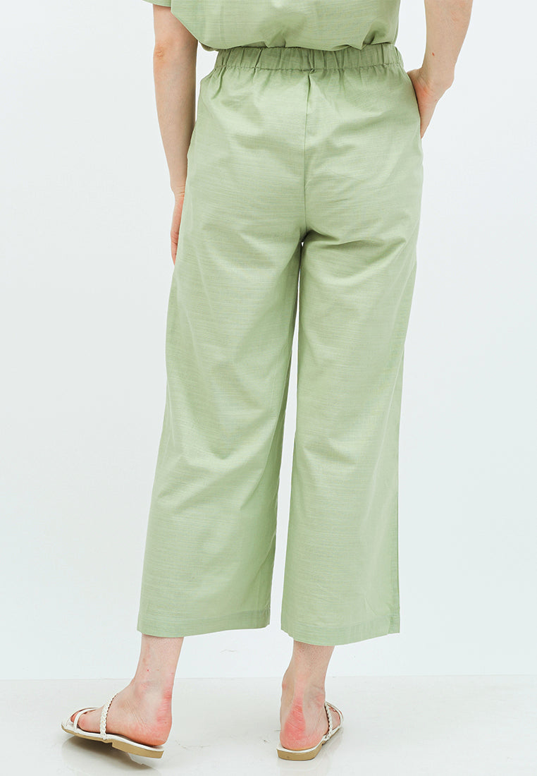 High Waist Straight Pants