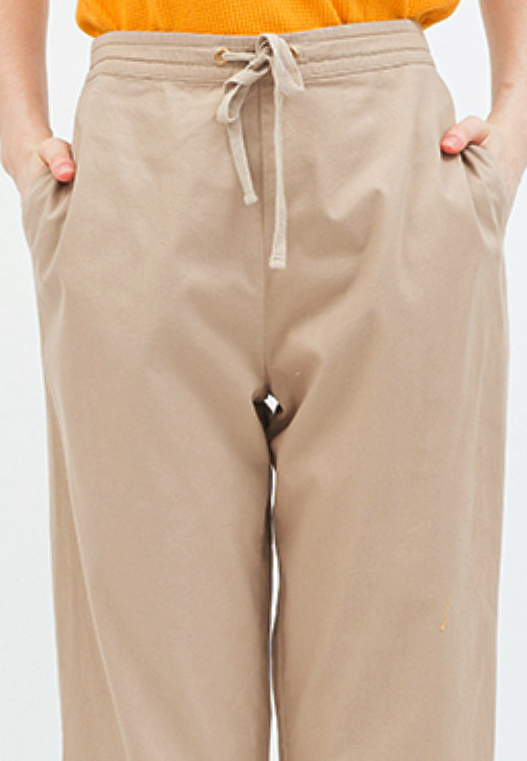 Long Pants with Drawstring Details