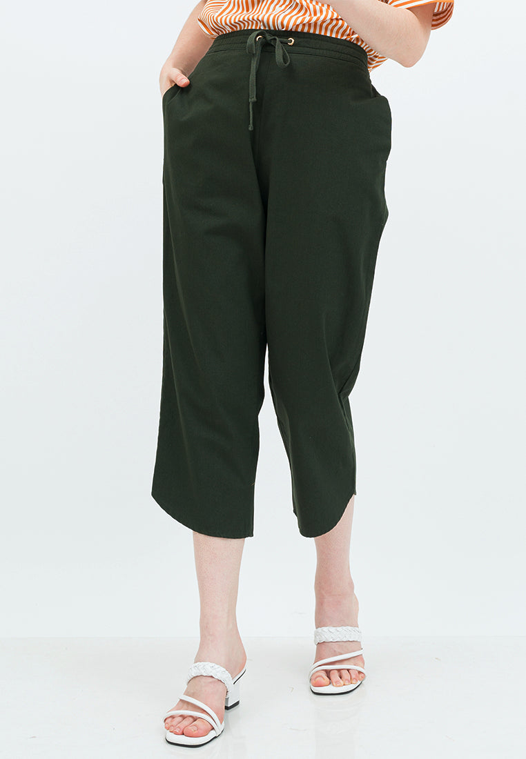 Long Pants with Drawstring Details
