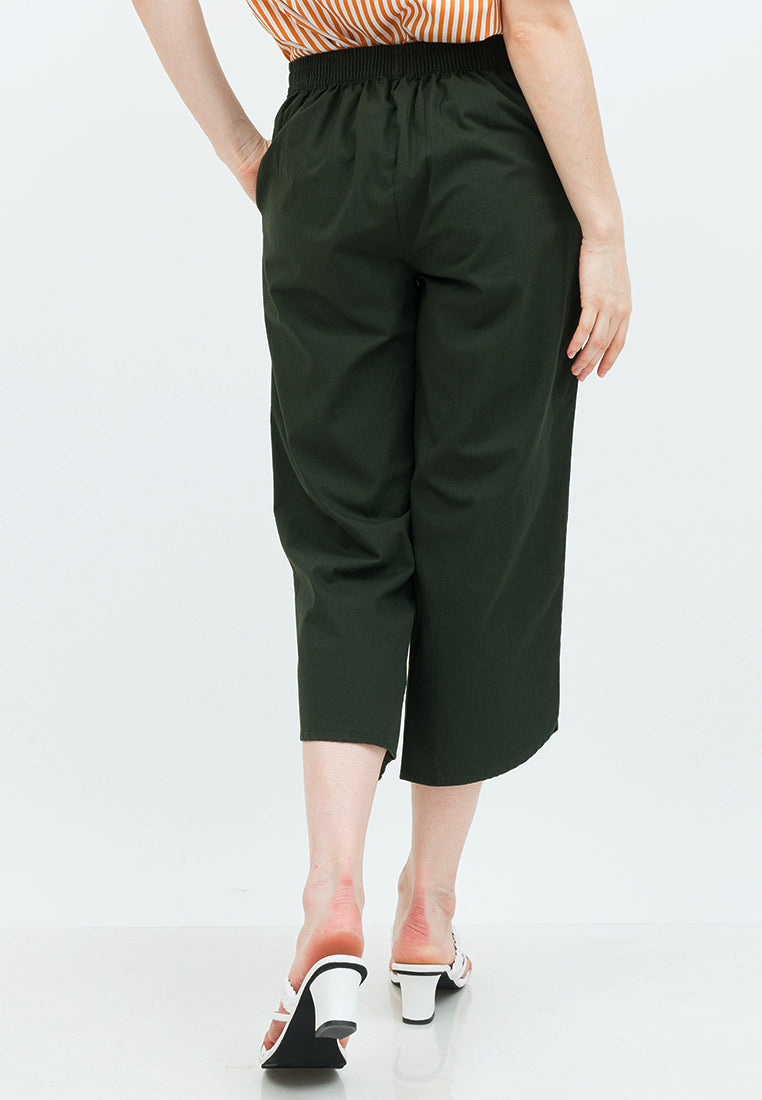 Long Pants with Drawstring Details
