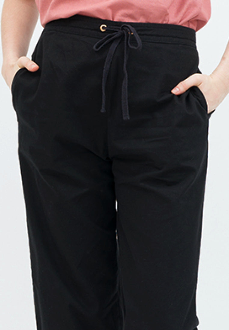 Long Pants with Drawstring Details