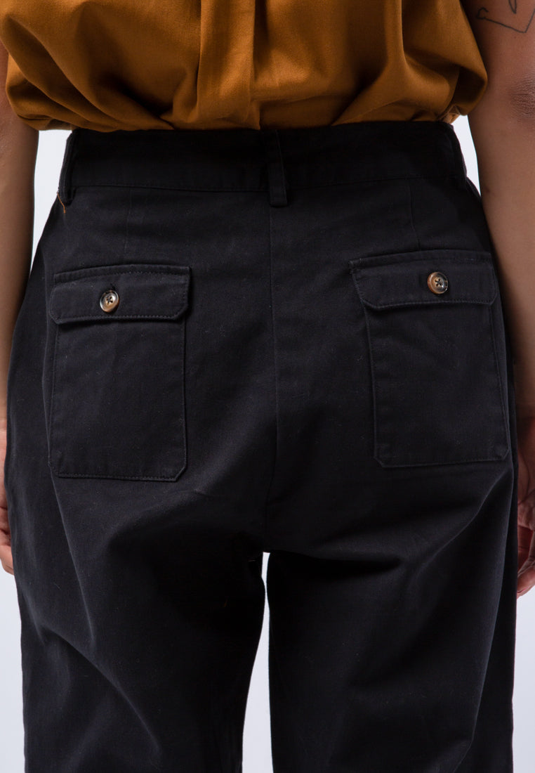 Highwaist Straight Ankle Pants
