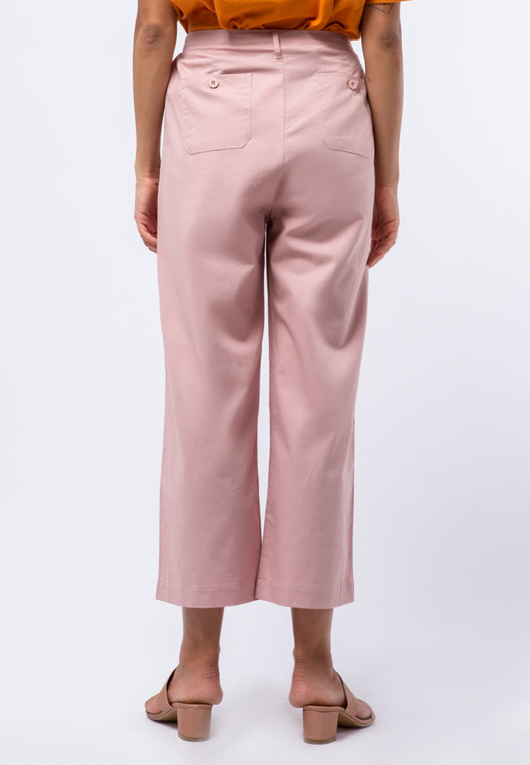 Highwaist Linen Blend Pants