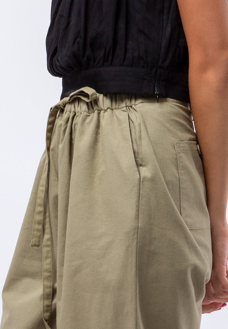 Highwaist Linen Blend Pants