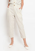 High Waist Printed Long Pants