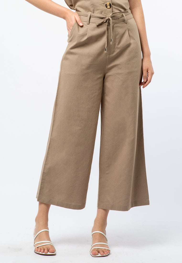 High Waist Straight Long Pants