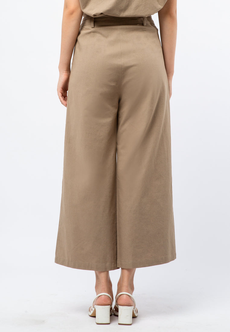 High Waist Straight Long Pants