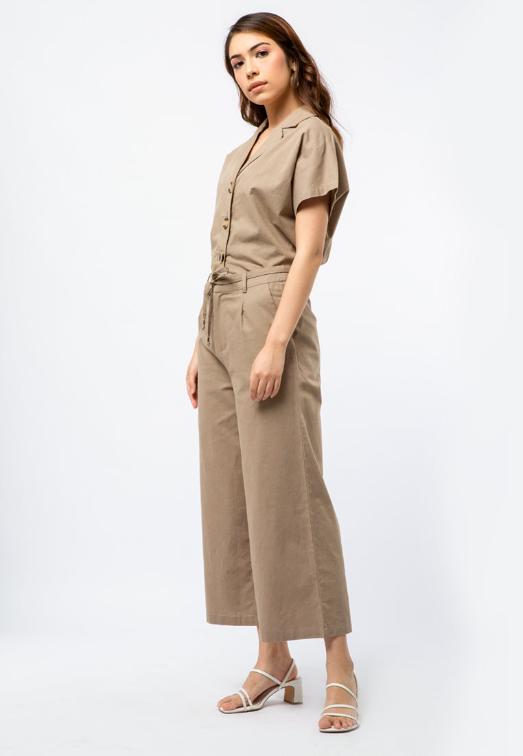 High Waist Straight Long Pants