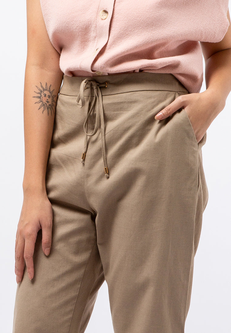 High Waist Tapered Pants